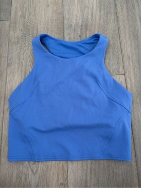 lululemon athletica Periwinkle High-Neck Cropped Muscle Tee